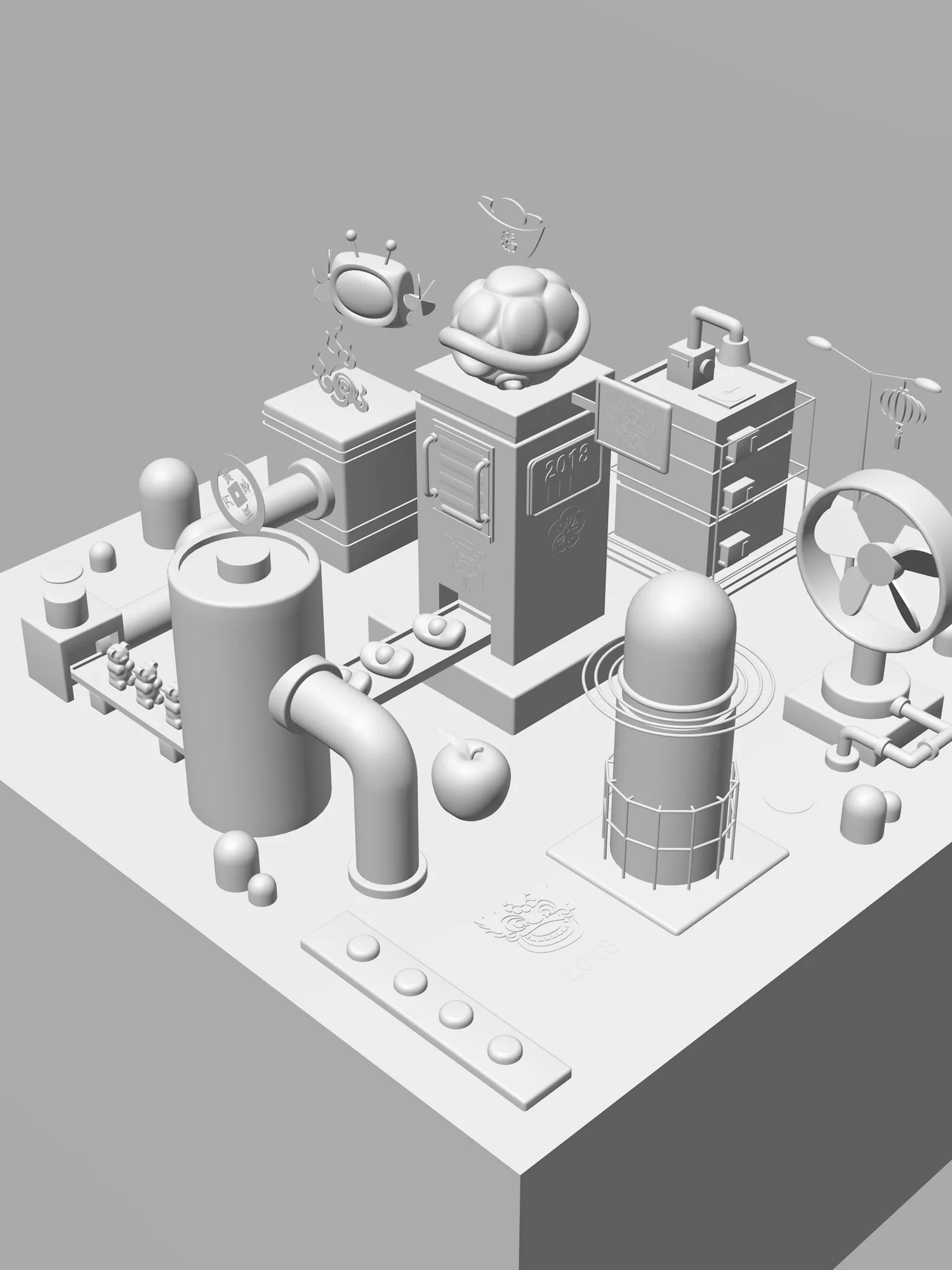 3D 建模白模 03