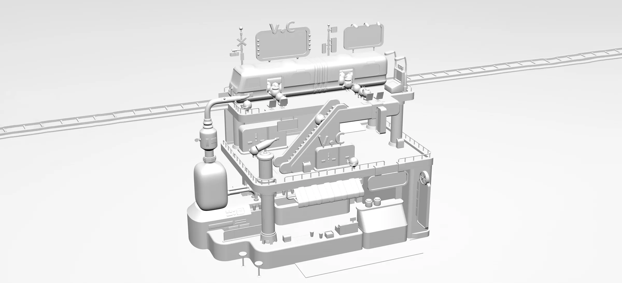 3D 建模白模 04